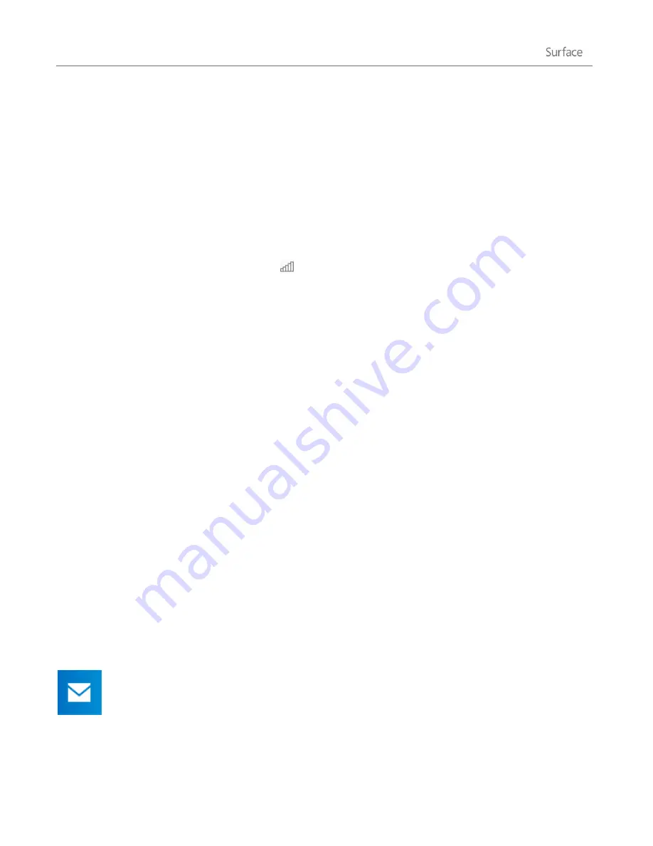 Microsoft Surface 2 User Manual Download Page 20