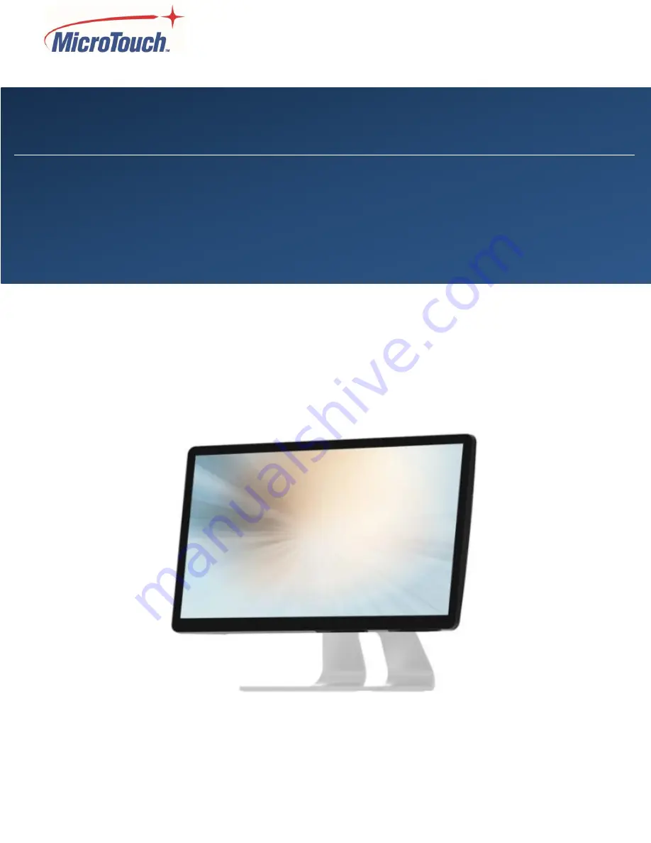 MicroTouch IC-156P-AW2-W10 User Manual Download Page 1