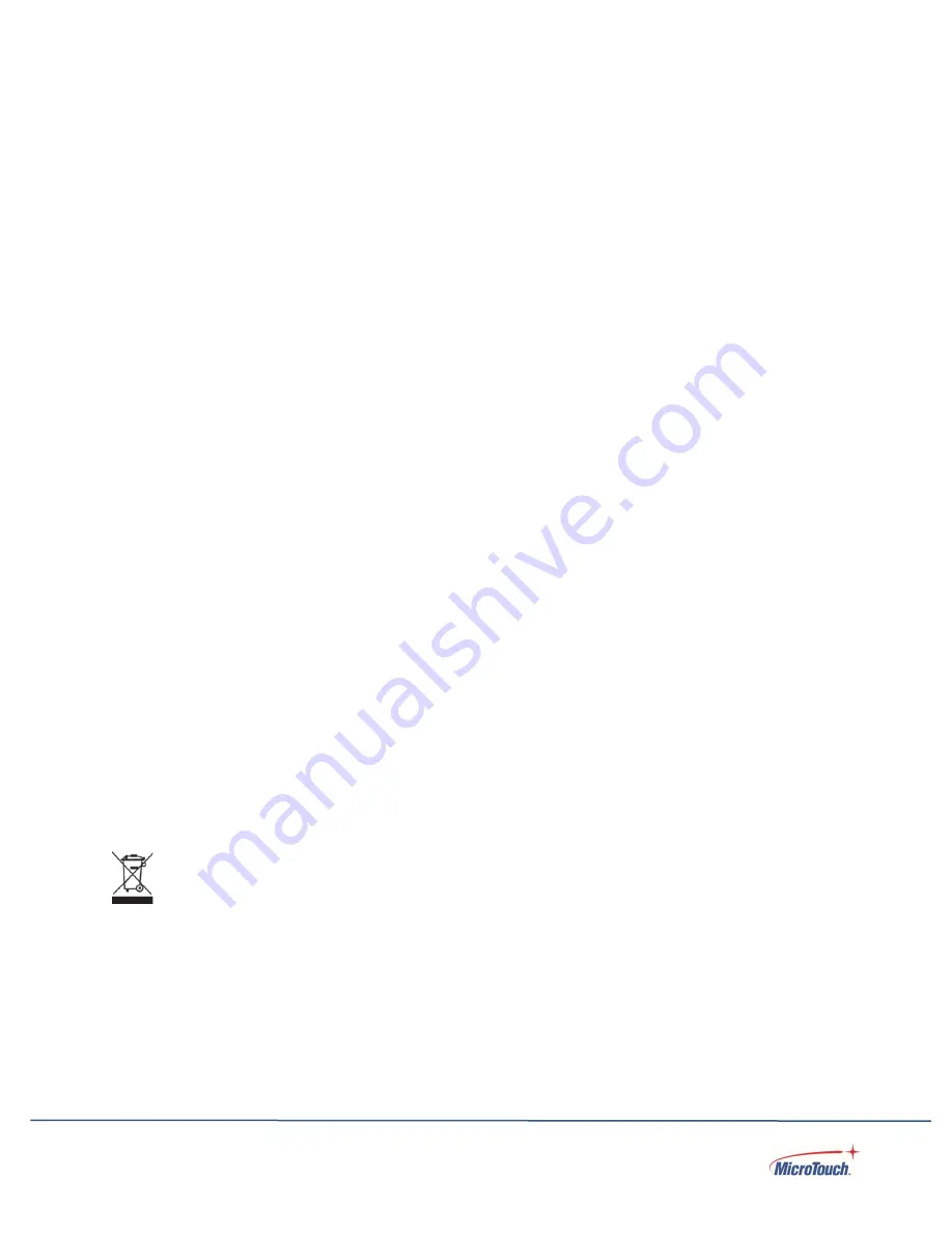 MicroTouch IC-156P-AW2-W10 User Manual Download Page 6