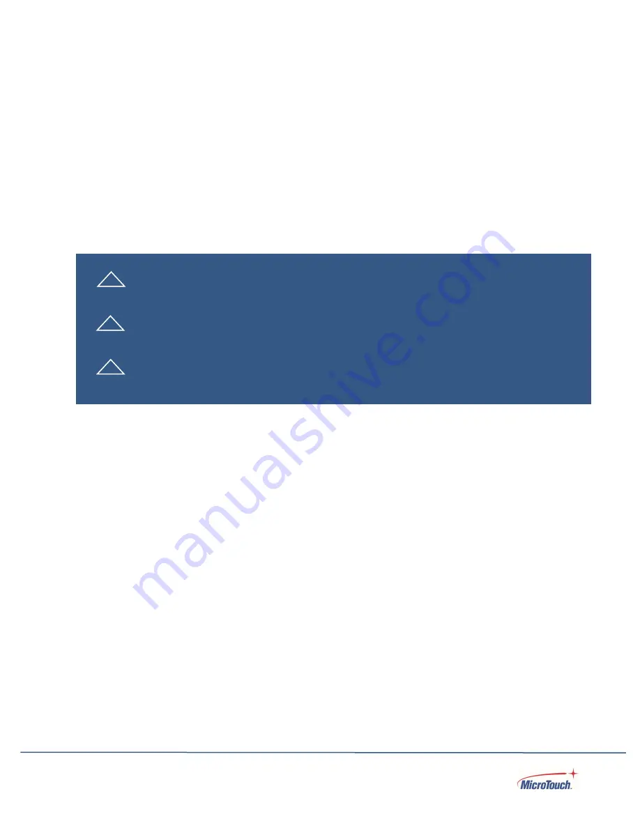 MicroTouch IC-156P-AW3-W10 User Manual Download Page 7