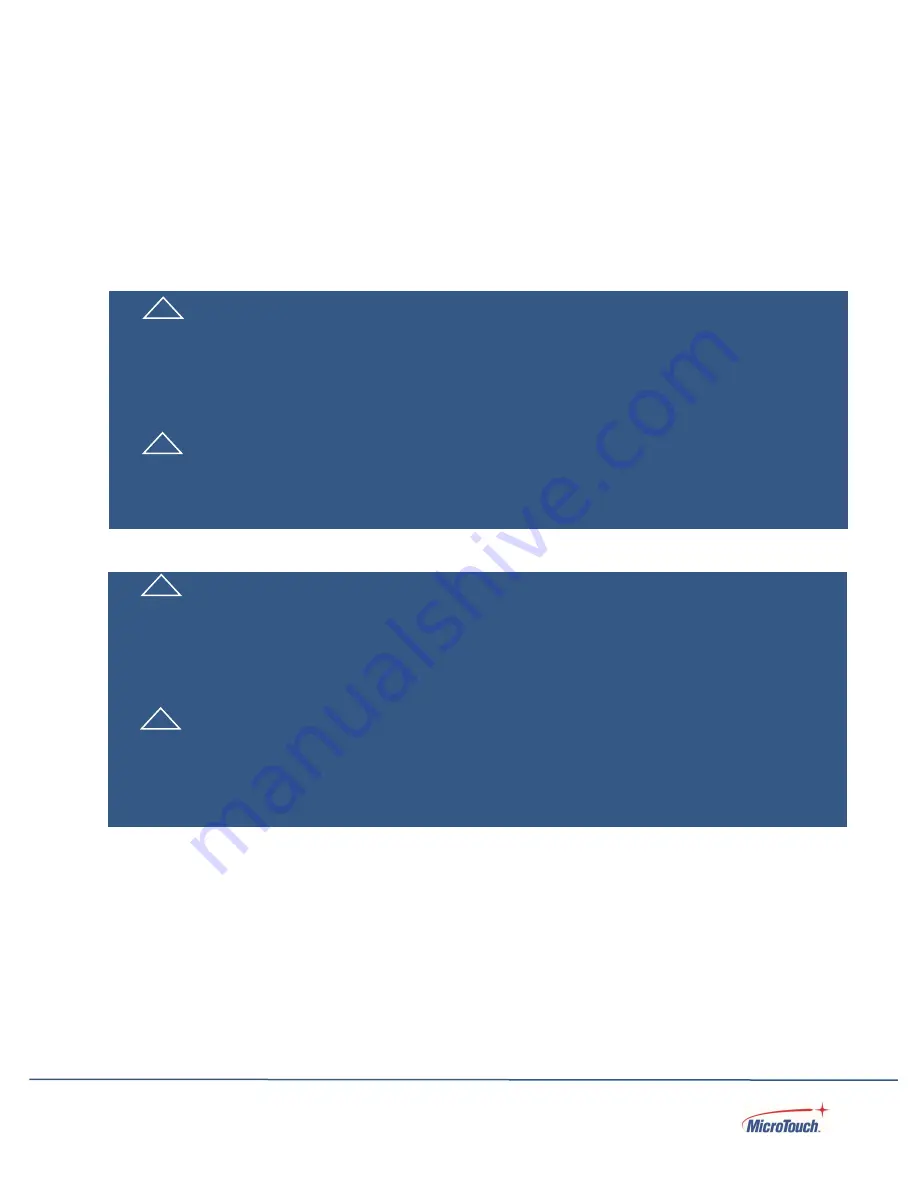 MicroTouch IC-215P-AW4-W10 User Manual Download Page 9