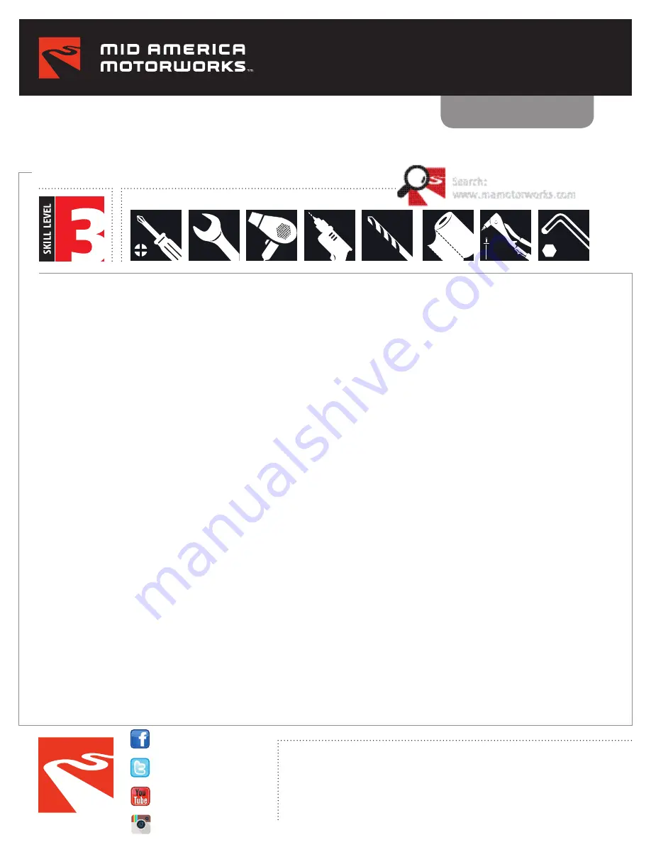 Mid America Motorworks 612-607 Instruction Sheet Download Page 1