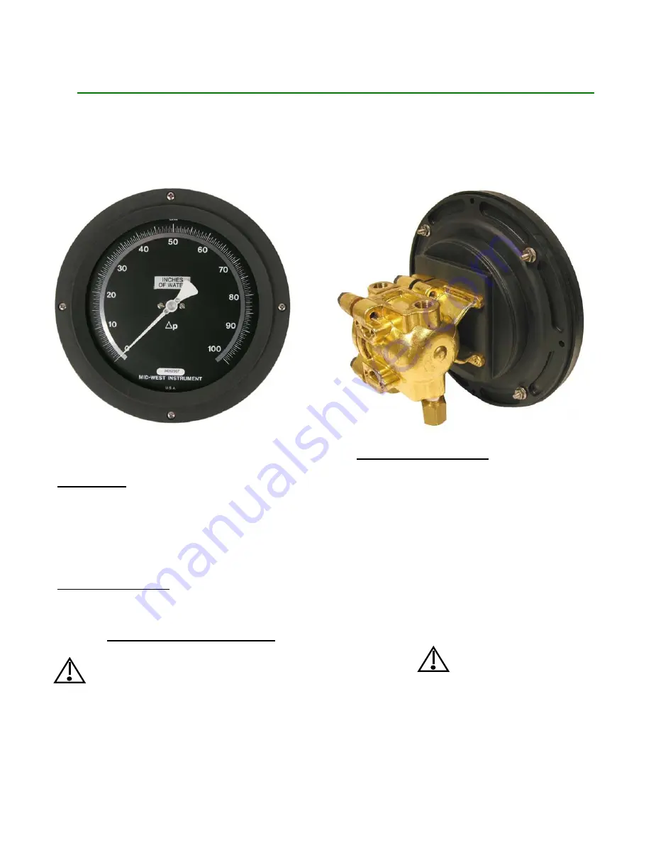 Mid-West 116 DPI Installation And Operating Instructions Download Page 1