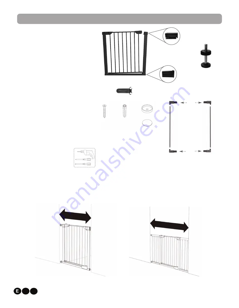 Mid-West Pet Gate 2929SW Скачать руководство пользователя страница 2