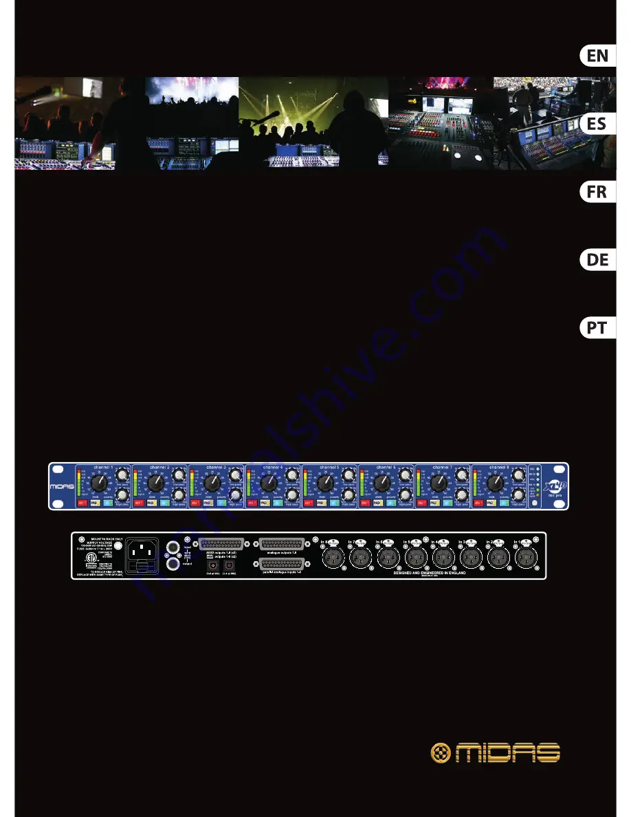 Midas XL48 User Manual Download Page 1