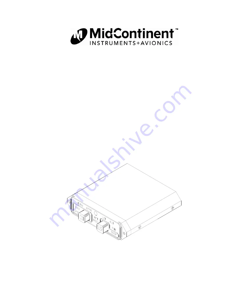 Midcontinent MD41 Series Installation Manual And Operating Instructions Download Page 1