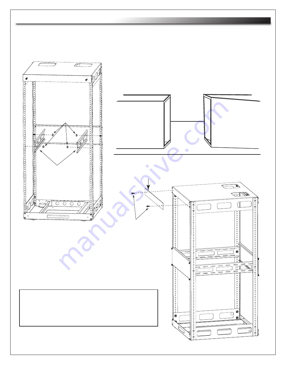 Middle Atlantic Products AX-SX Instruction Sheet Download Page 11