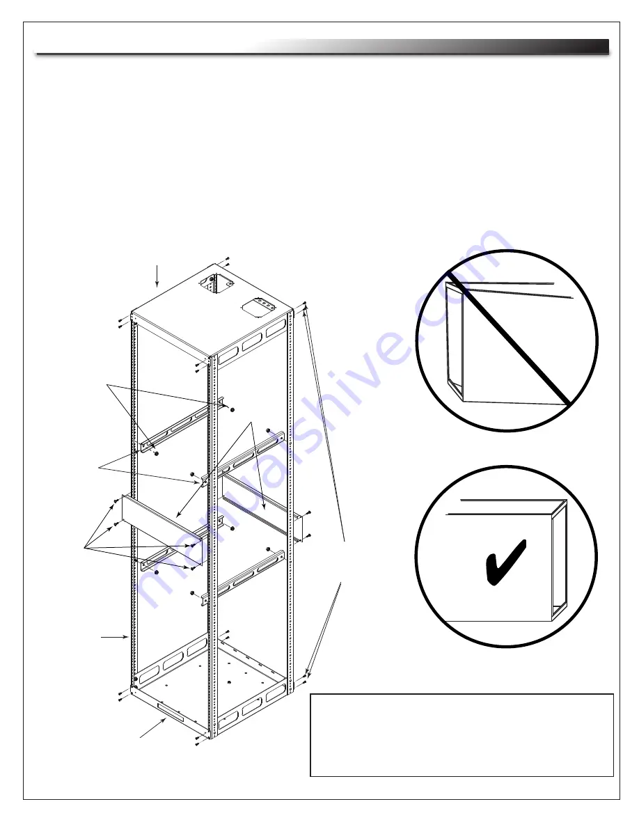 Middle Atlantic Products AX-SXR Series Instruction Sheet Download Page 8