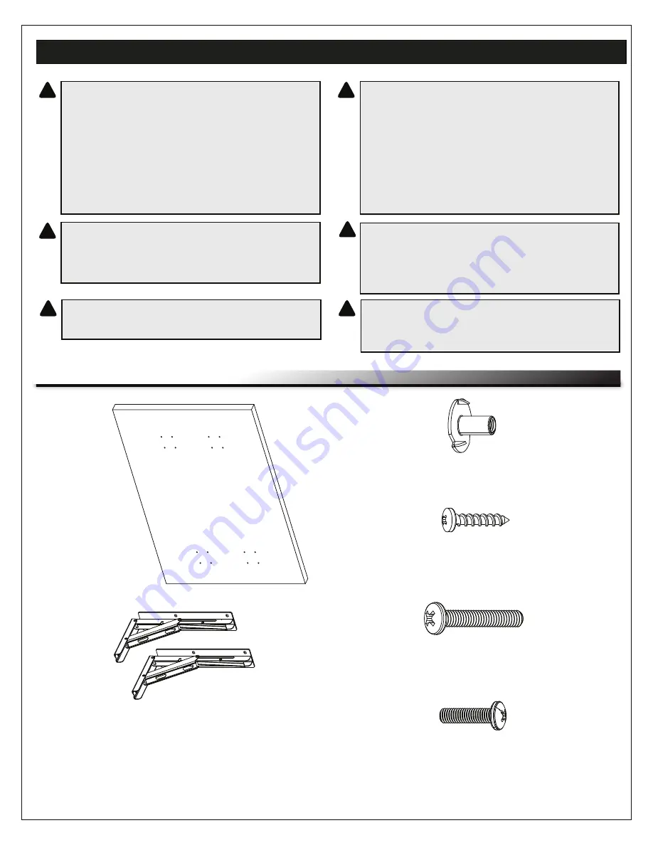 Middle Atlantic Products C5 SERIES CREDENZA RACK Instruction Sheet Download Page 2