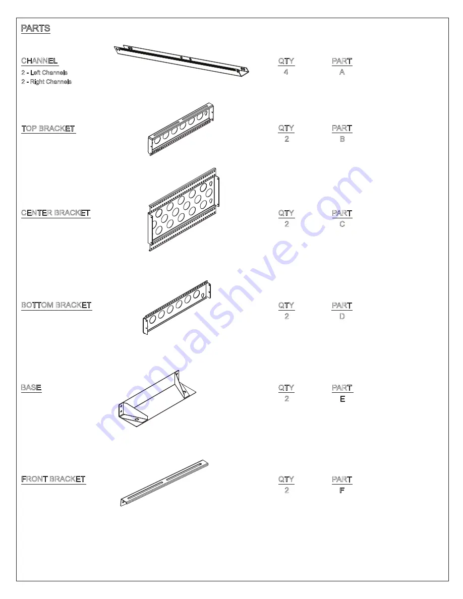 Middle Atlantic Products R4CN Series Instruction Sheet Download Page 2