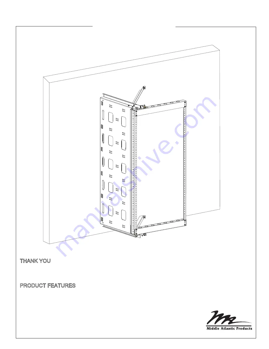 Middle Atlantic Products SFR Series Instruction Sheet Download Page 1