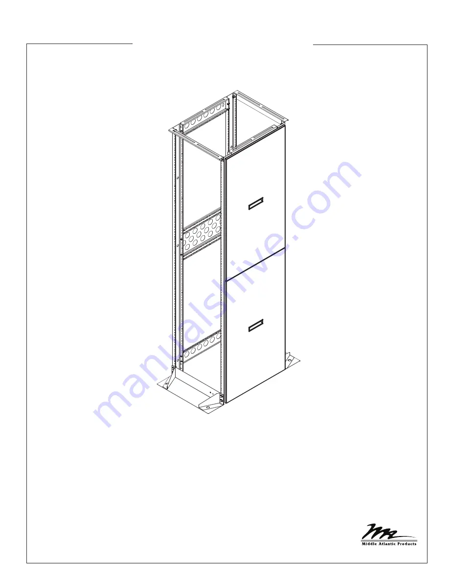 Middle Atlantic Products SPN-R4 Series Instruction Sheet Download Page 1