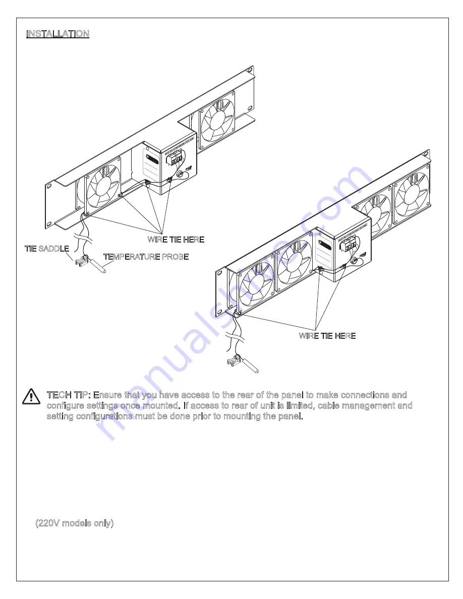 Middle Atlantic Products UQFP Series Instruction Sheet Download Page 6