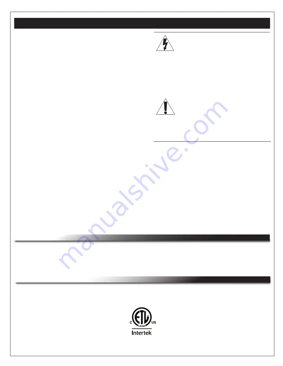 Middle Atlantic Products USC-6R Скачать руководство пользователя страница 2