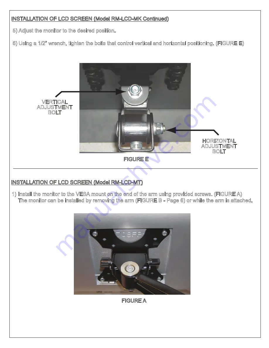 Middle Atlantic RM-LCD Series Instruction Sheet Download Page 5