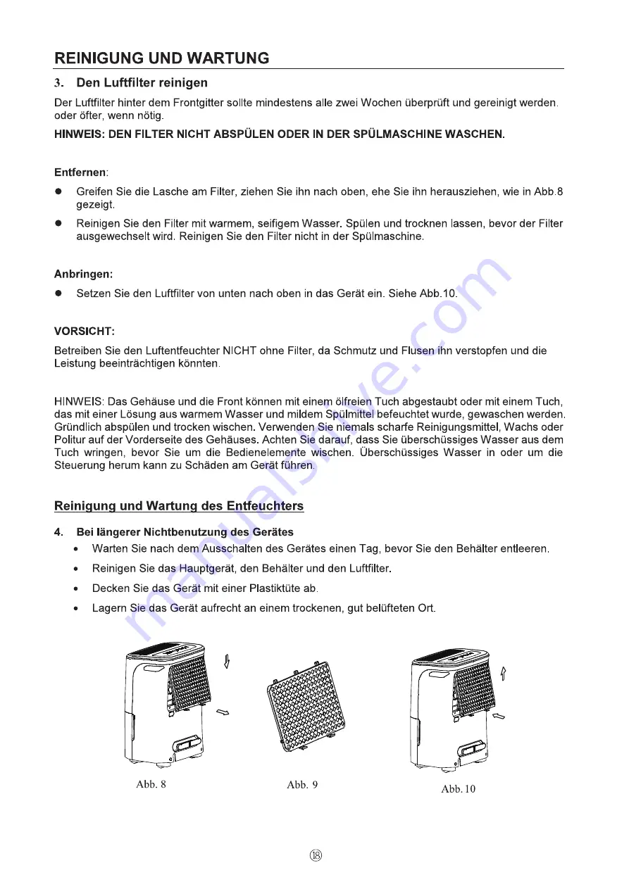 Midea DF-20DEN7 WF Manual Download Page 20