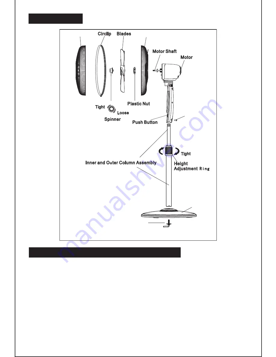 Midea FS40-10AR Owner'S Manual Download Page 3