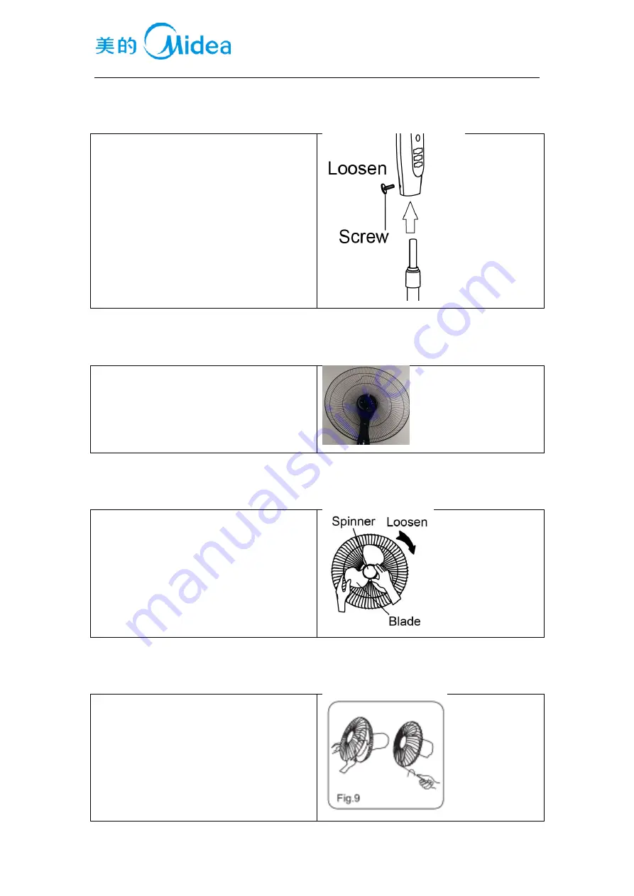 Midea FS40-16JR Service Manual Download Page 10