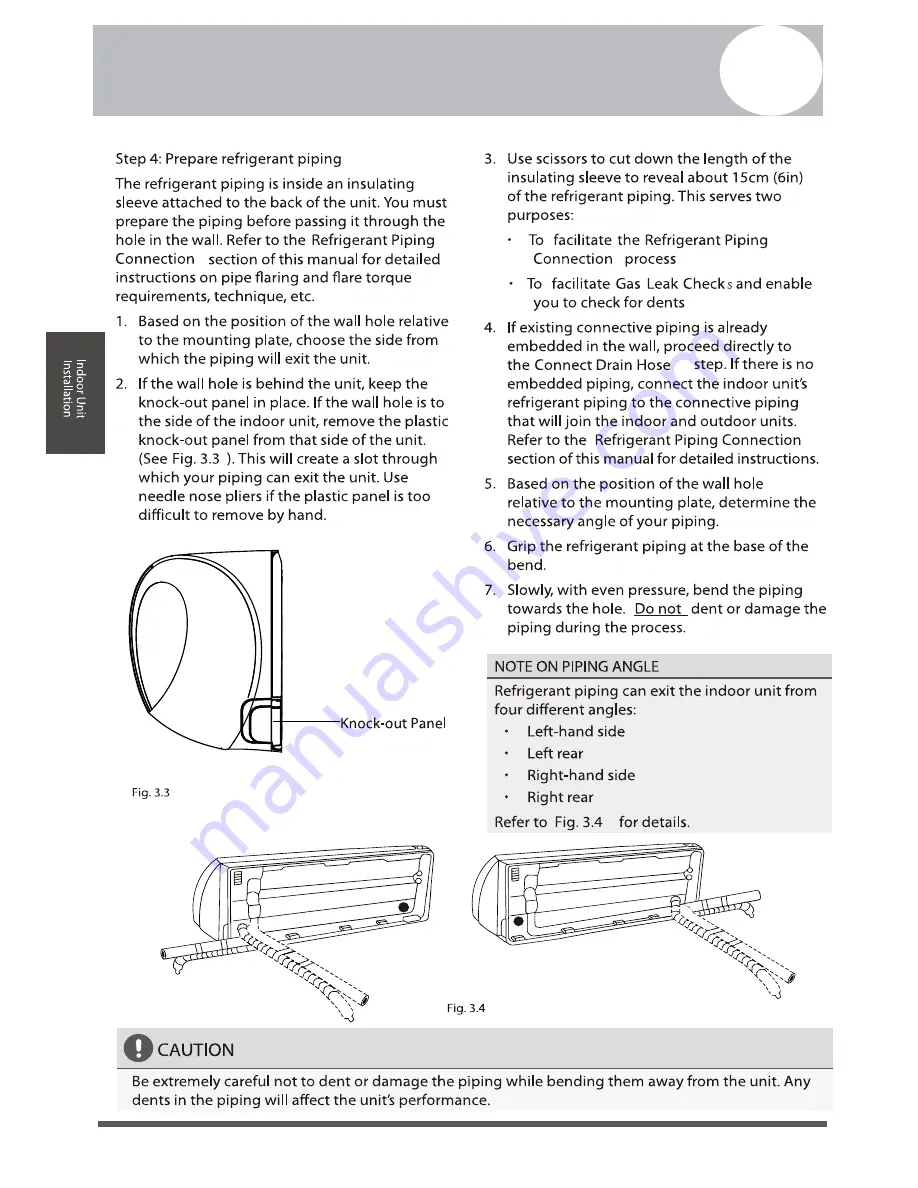 Midea MOB01-09HFN8-QRD6GW Installation Manual Download Page 10