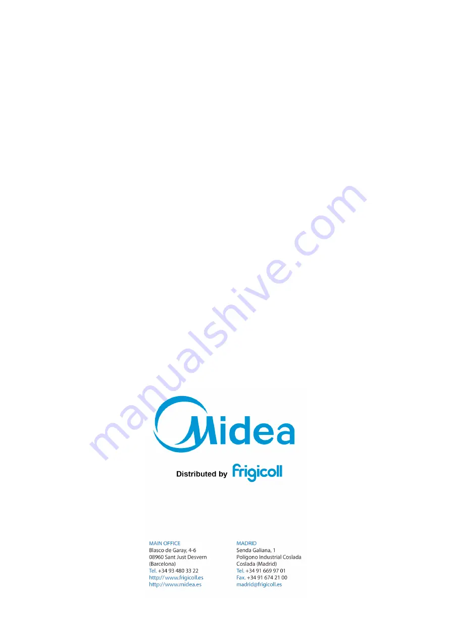 Midea MV6-R252WV2RN1 Скачать руководство пользователя страница 12