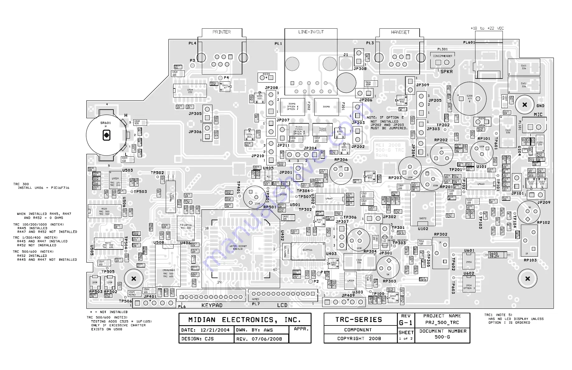 Midian Electronics TRC-1000 Скачать руководство пользователя страница 35