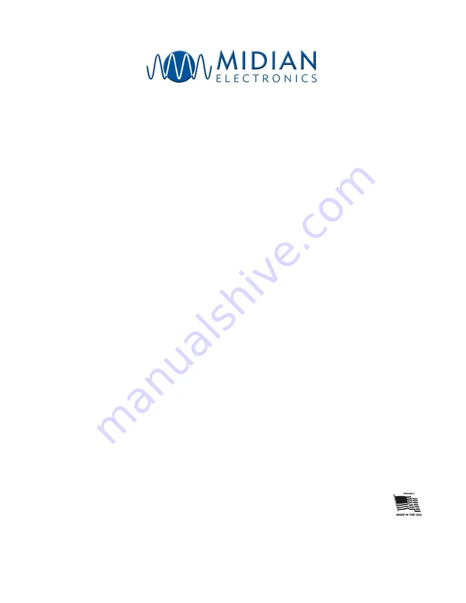 Midian TVS-2V-HS1 Manual Download Page 1