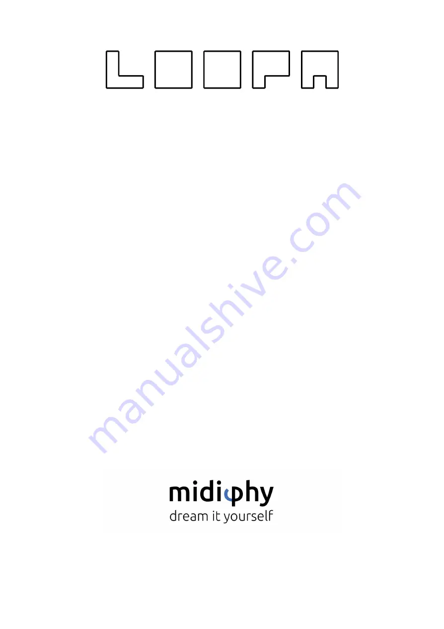 midiphy LOOPA User Manual Download Page 1