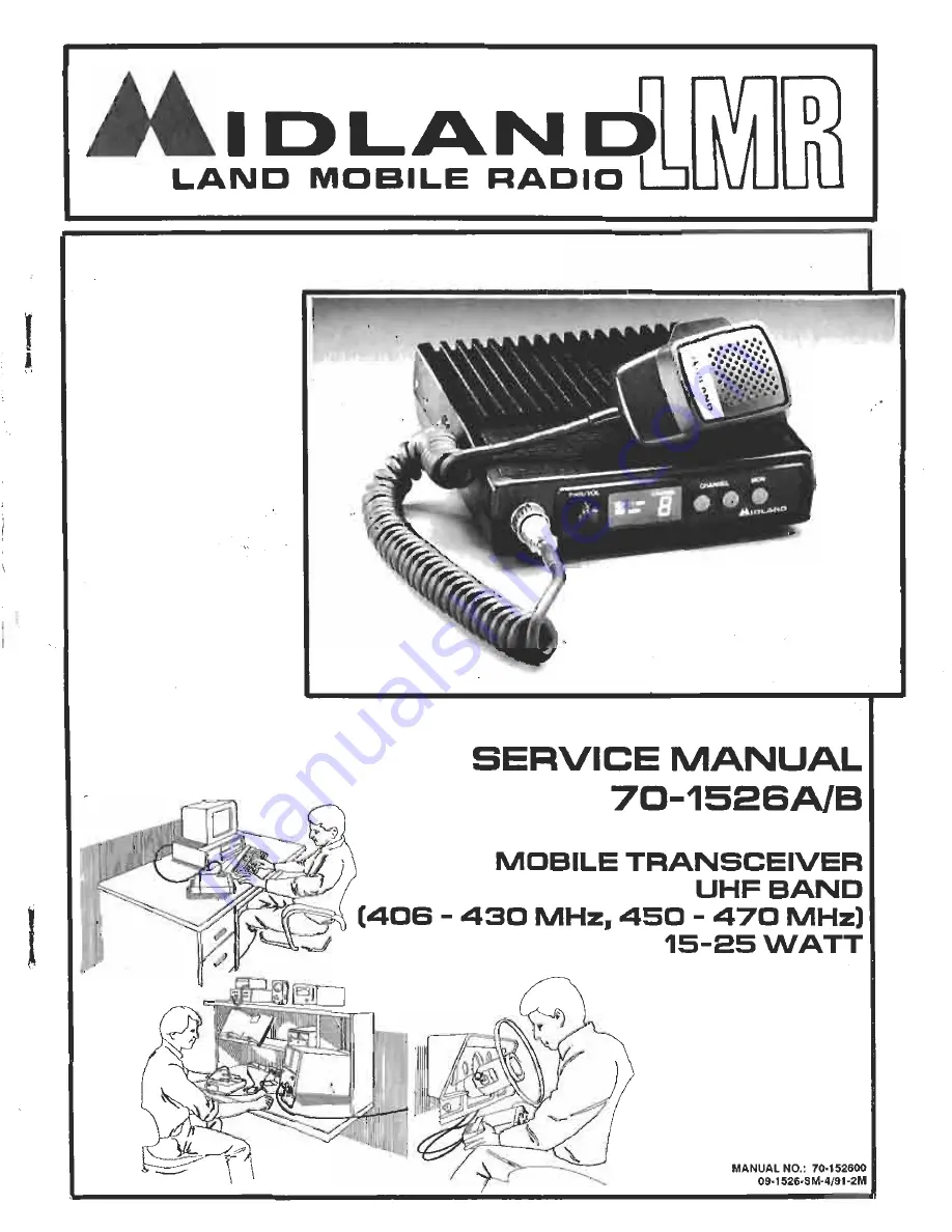 Midland 70-1526A/B Service Manual Download Page 1