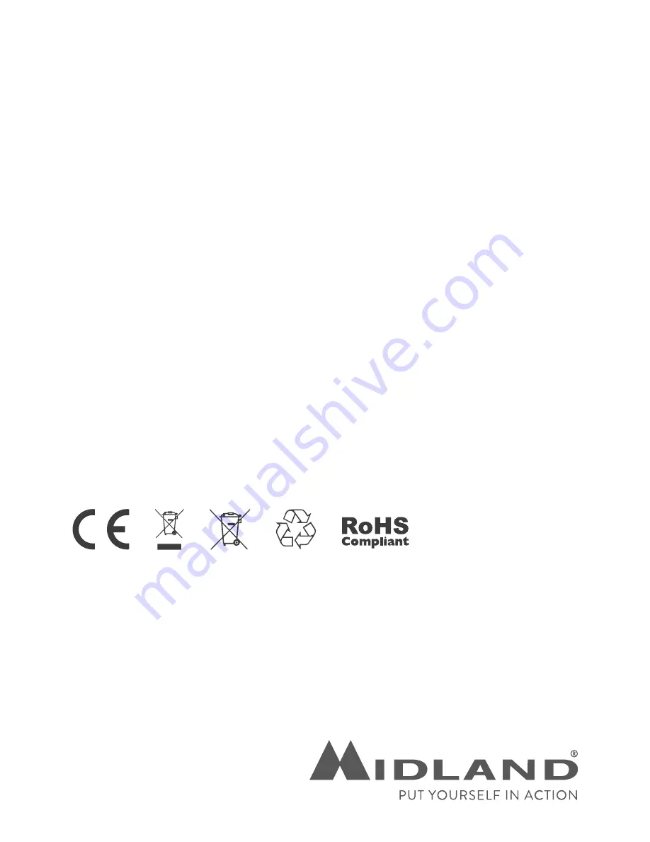 Midland H5+ User Manual Download Page 12