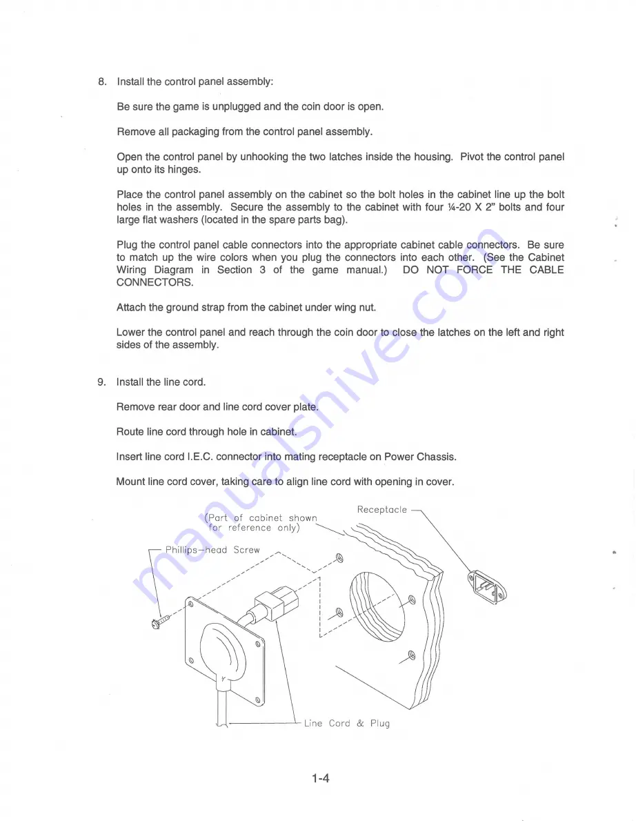 Midway NBA HANGTIME 40259 Operating Manual Download Page 12