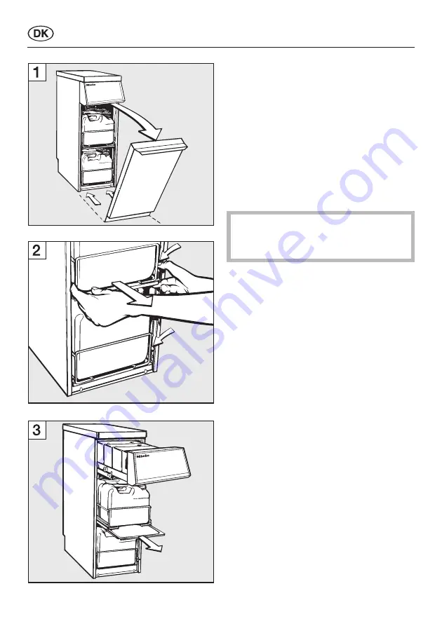 Miele professional DOS G 7896 Operating Instructions Manual Download Page 26