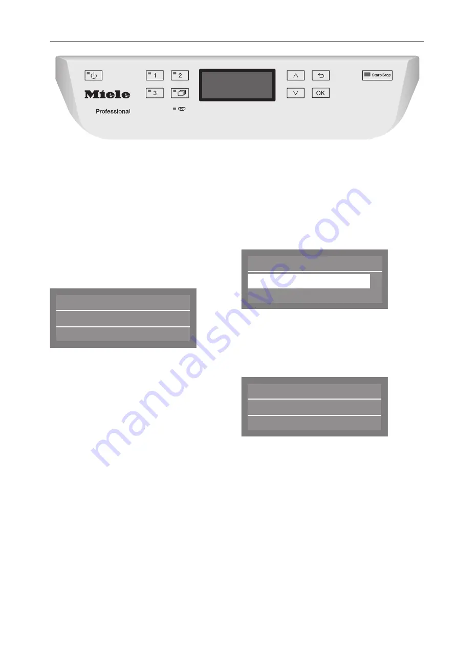 Miele professional PG 8055 Quick Start Manual Download Page 37