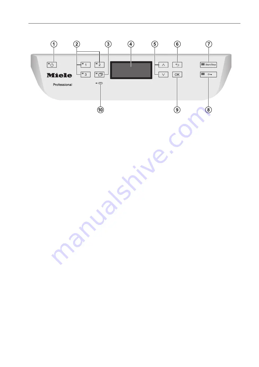 Miele professional PG 8057 TD Quick Start Manual Download Page 43