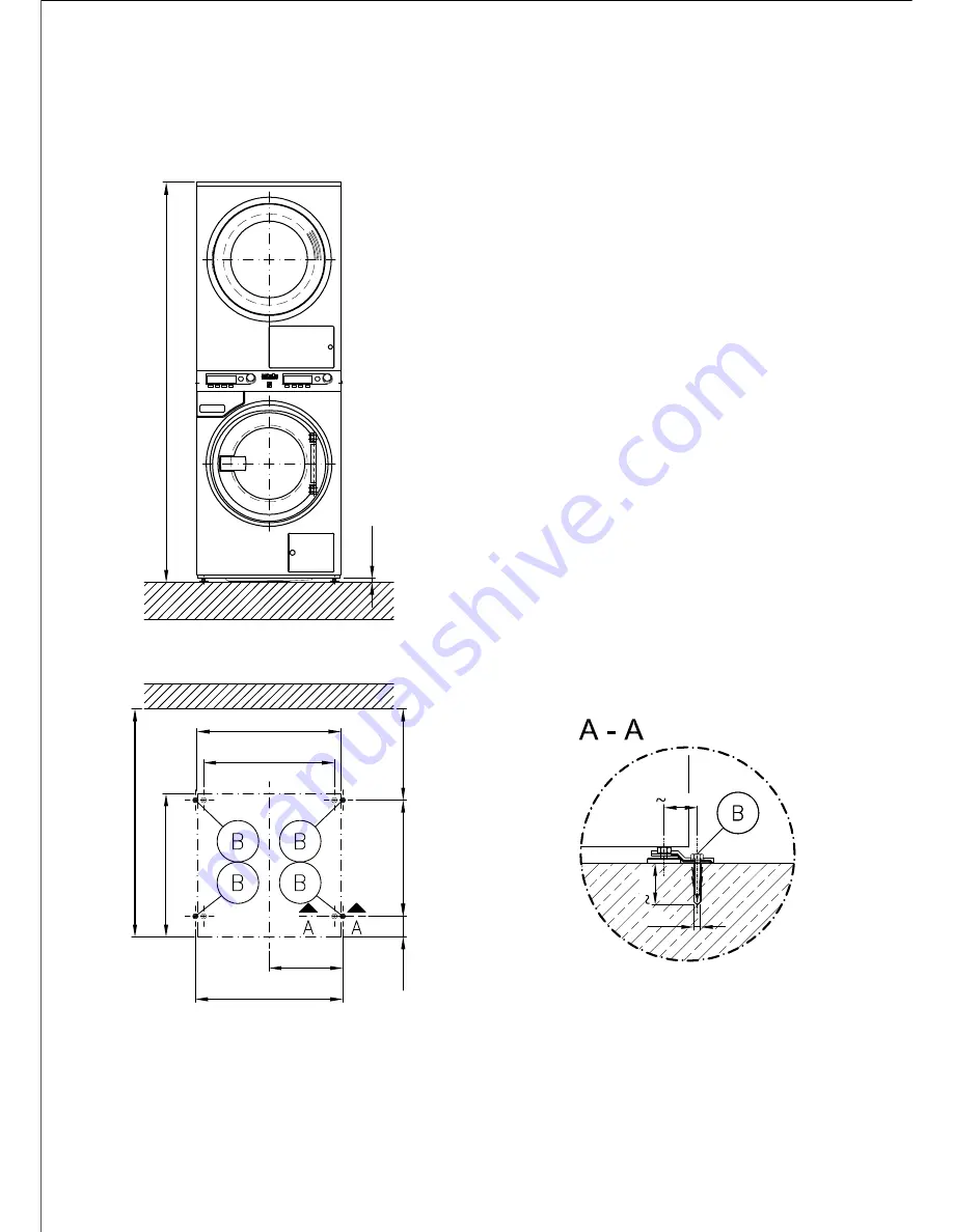 Miele professional PWT 6089 EL Installations Plan Download Page 5