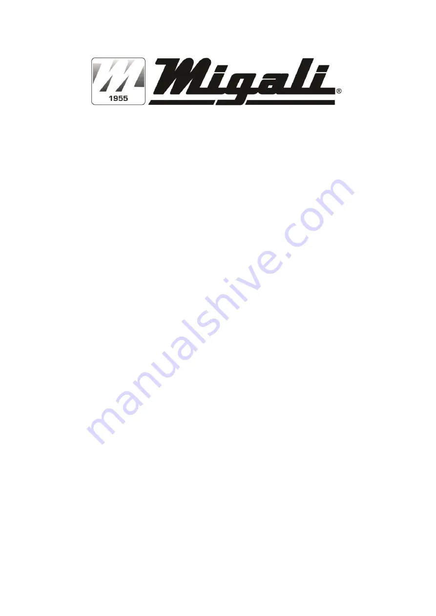 Migali C-RB24-LP Operating Instructions Manual Download Page 1