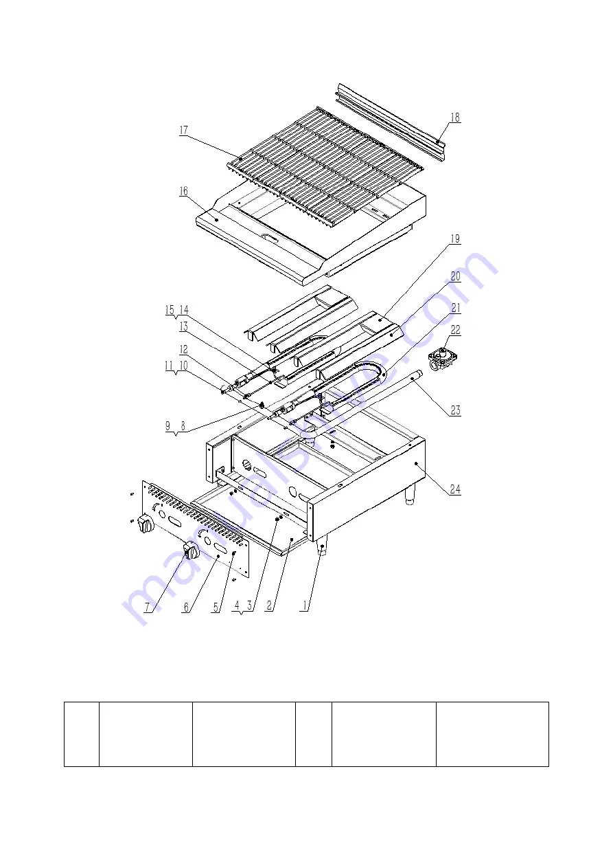 Migali C-RB24-LP Operating Instructions Manual Download Page 25