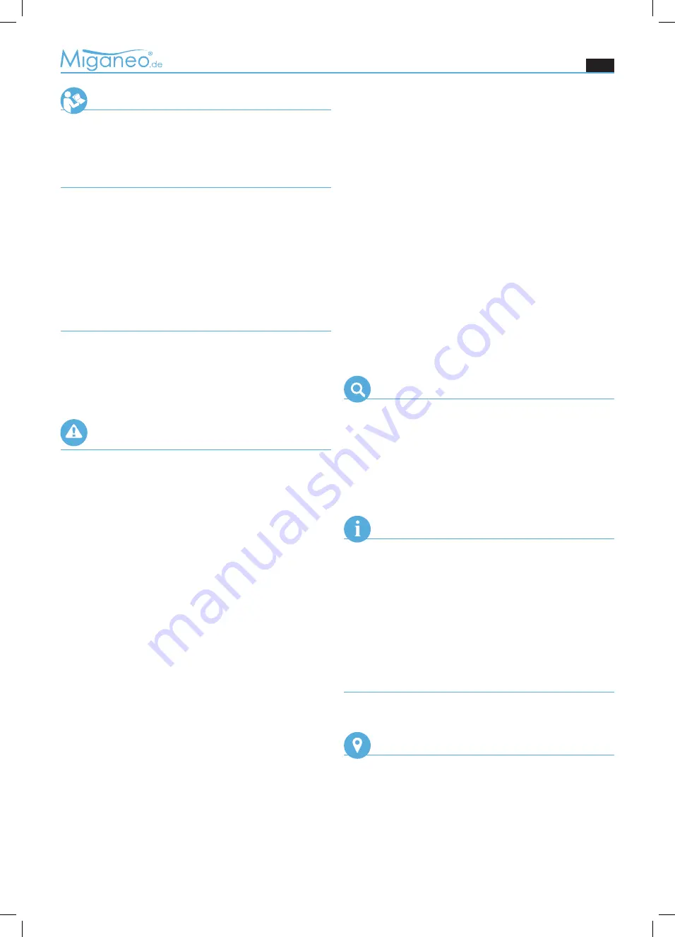 Miganeo Dynamic 6500 Instruction Manual Download Page 28