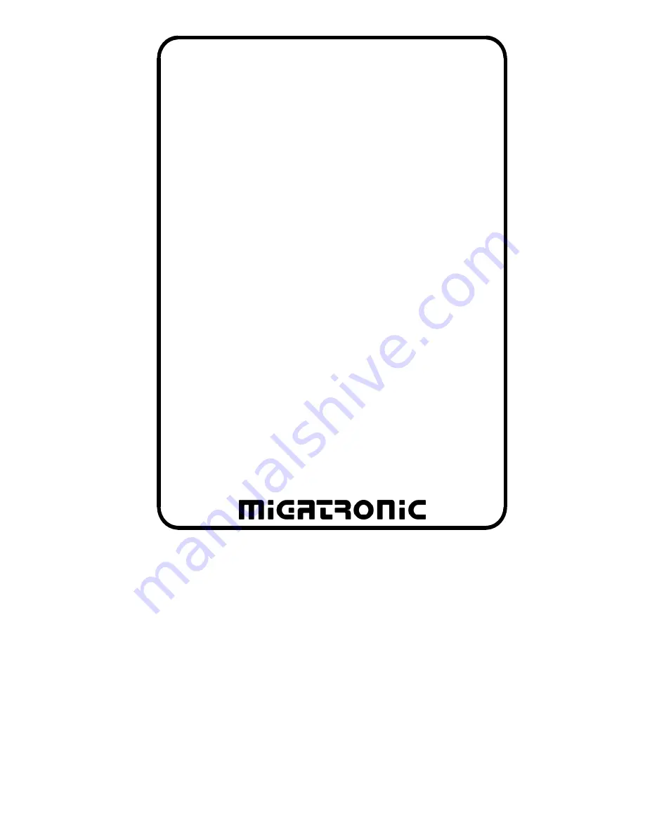 Migatronic DELTA 180 E PFC Instruction Manual Download Page 1