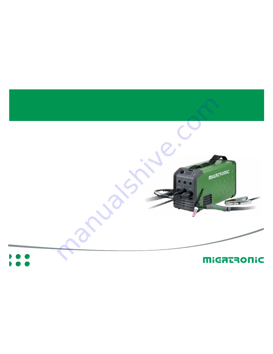 Migatronic FOCUS TIG 160 DC HP PFC Quick Manual Download Page 5