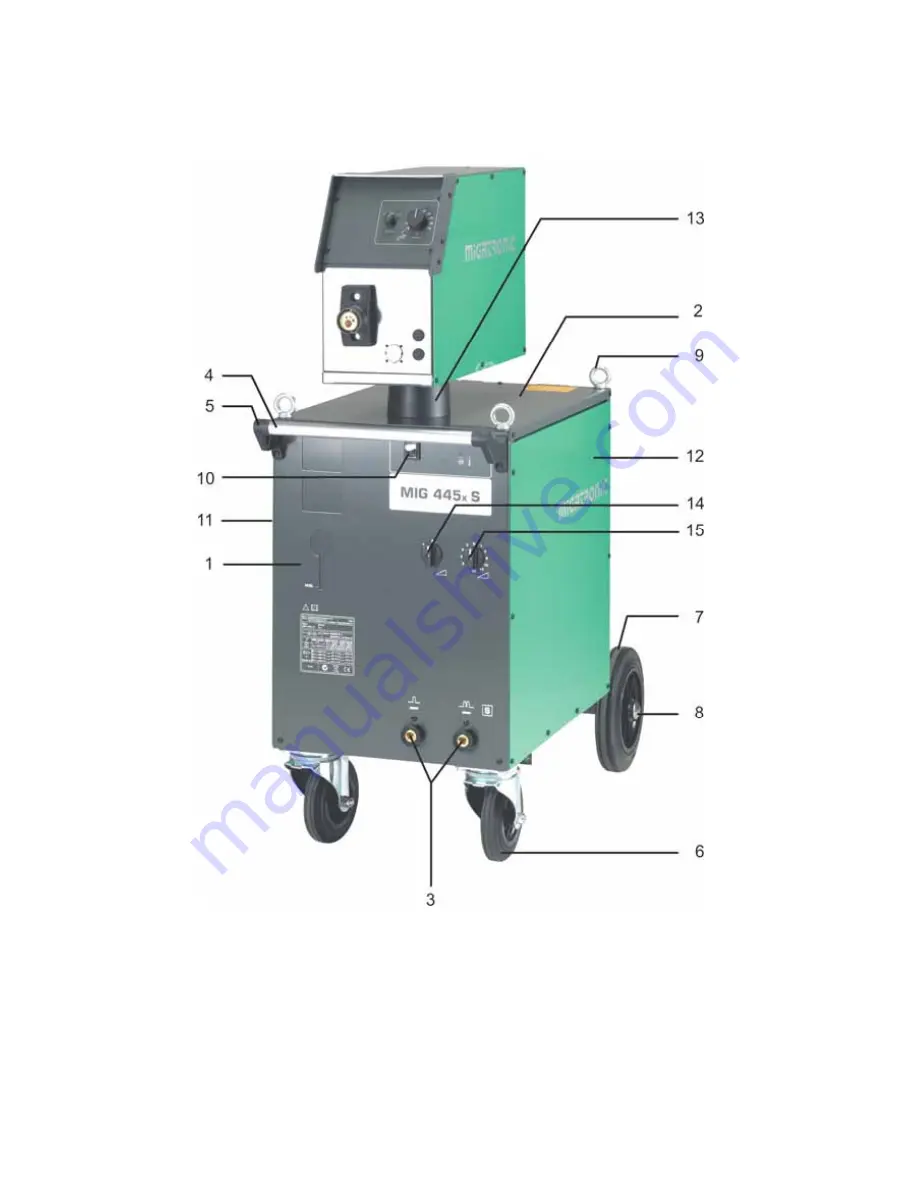 Migatronic MIG 385x S Instruction Manual Download Page 50