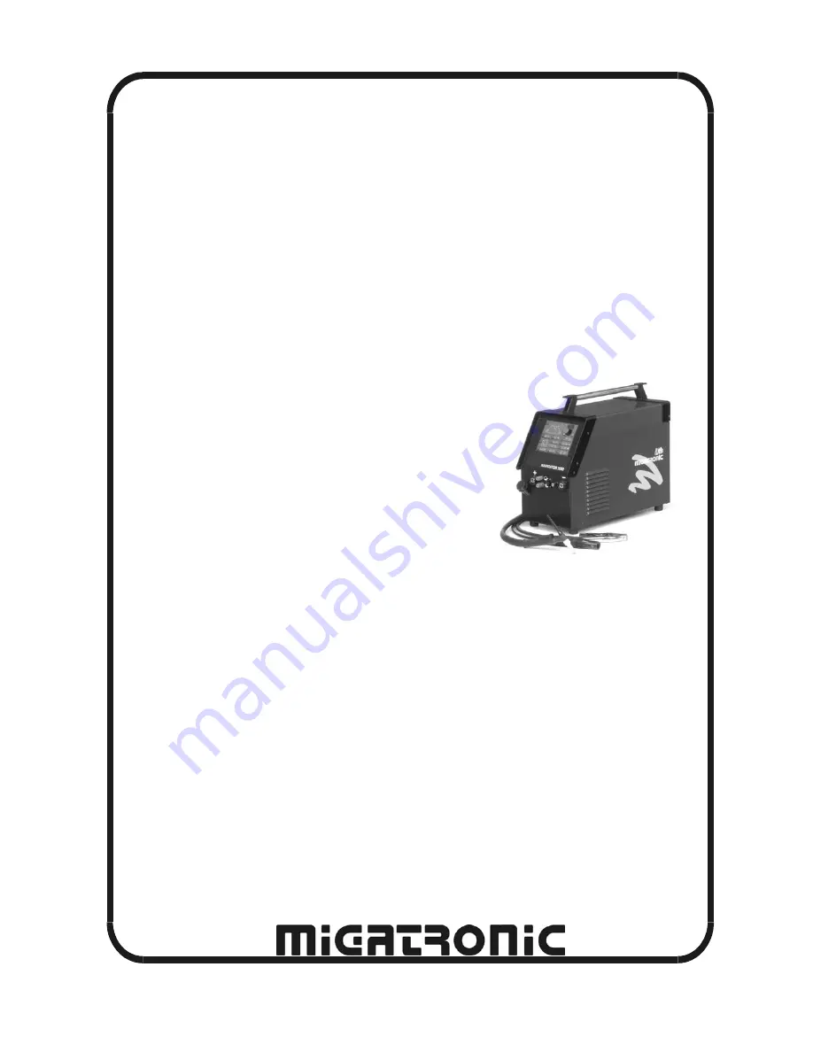 Migatronic NAVIGATOR 2500 Instruction Manual Download Page 1