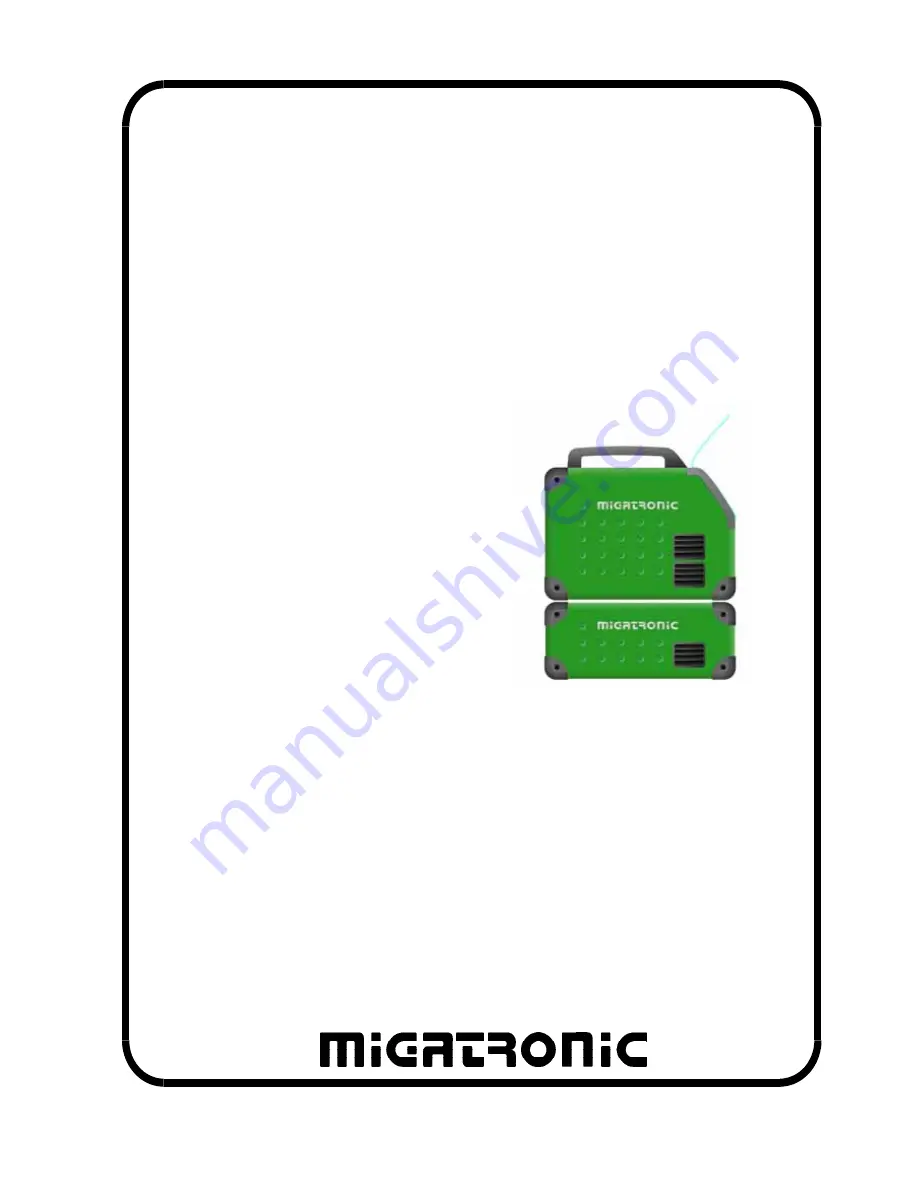 Migatronic PI 200 AC/DC HP Instruction Manual Download Page 1