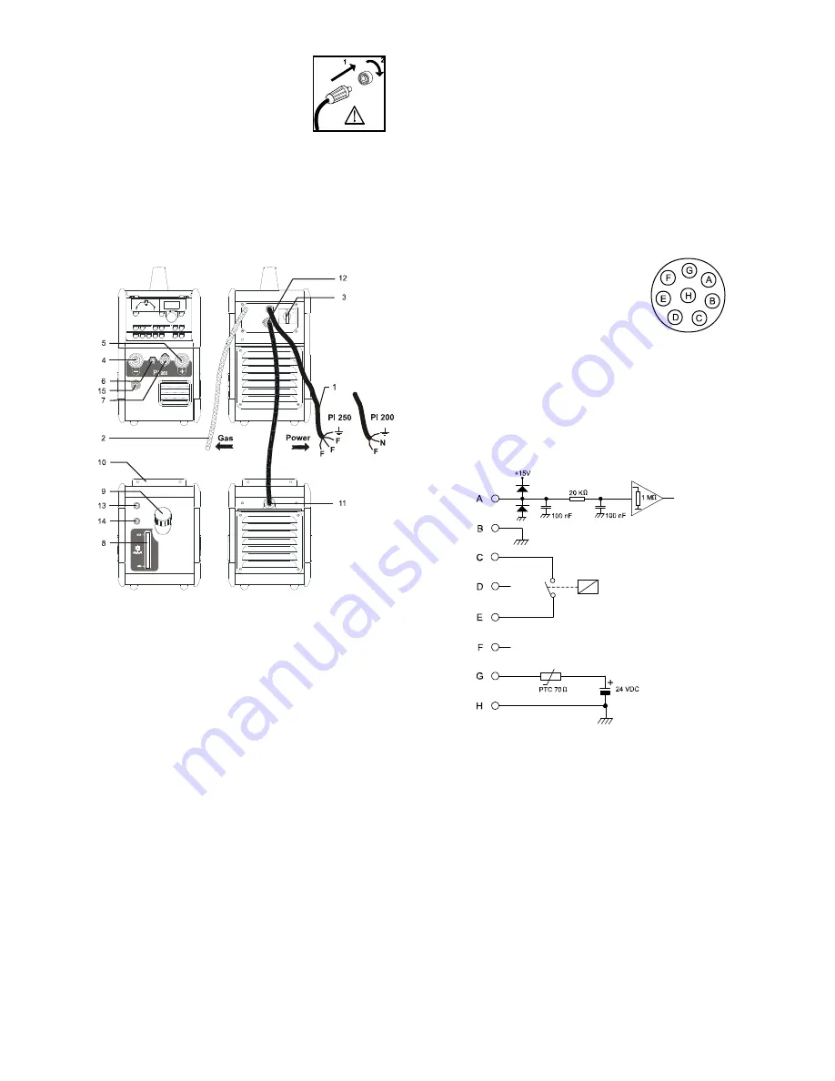 Migatronic PI 200 AC/DC HP Скачать руководство пользователя страница 22