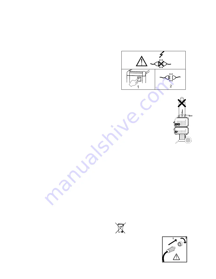 Migatronic PI 200 AC/DC HP Instruction Manual Download Page 61