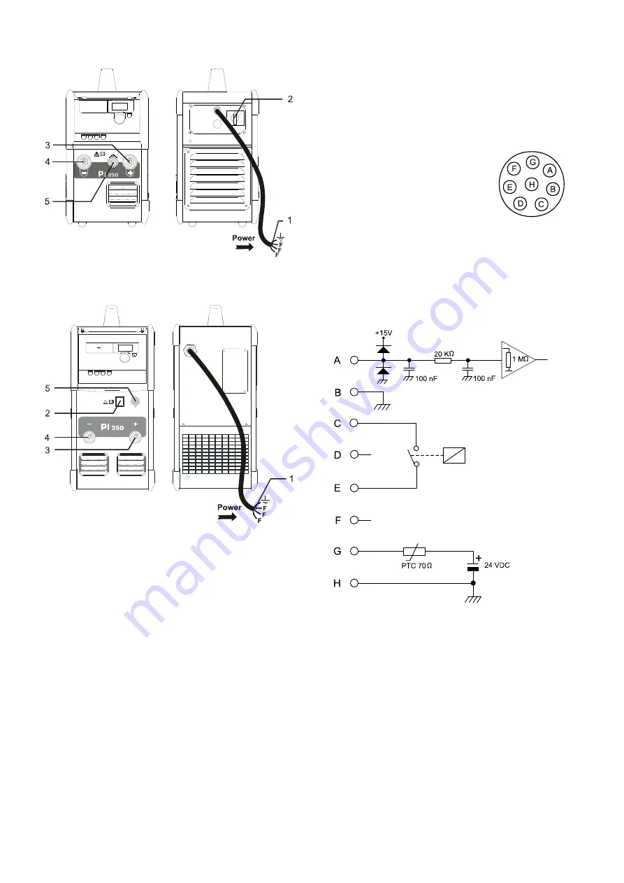 Migatronic PI 250 MMA Instruction Manual Download Page 8