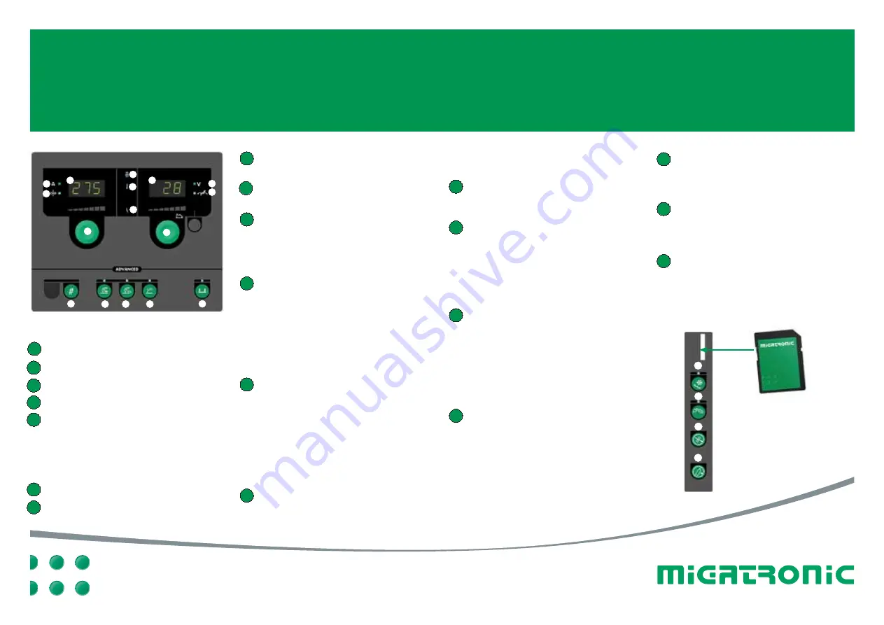 Migatronic SIGMA 300 Compact Quick Manual Download Page 14