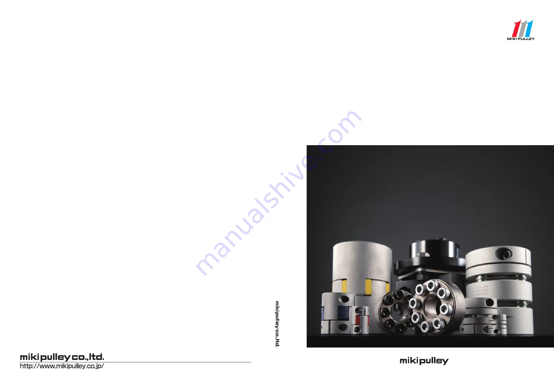 Miki Pulley COUPLINGS Manual Download Page 1