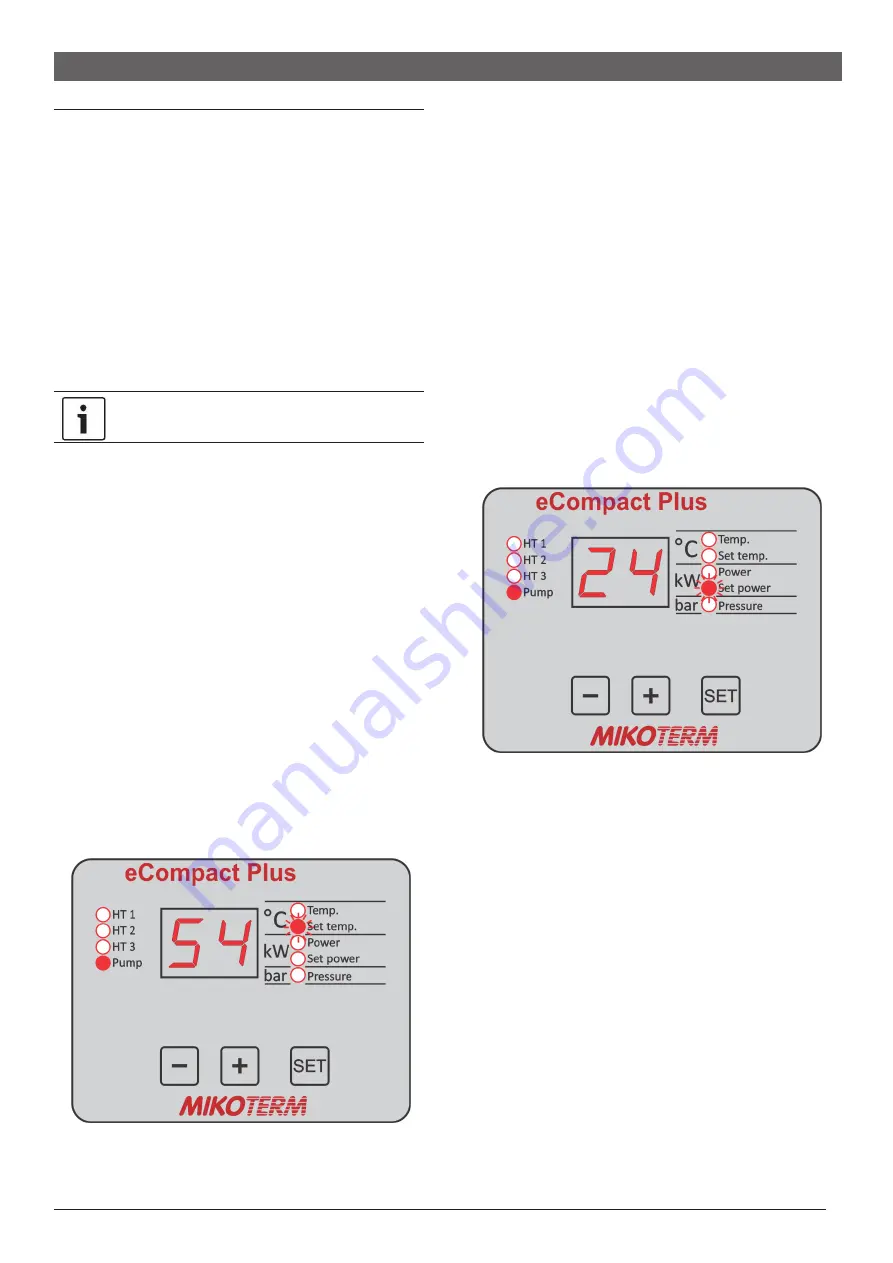 MIKOTERM eCompact Plus 12kW Manualbook For Installation, Handling And Maintenance Download Page 24