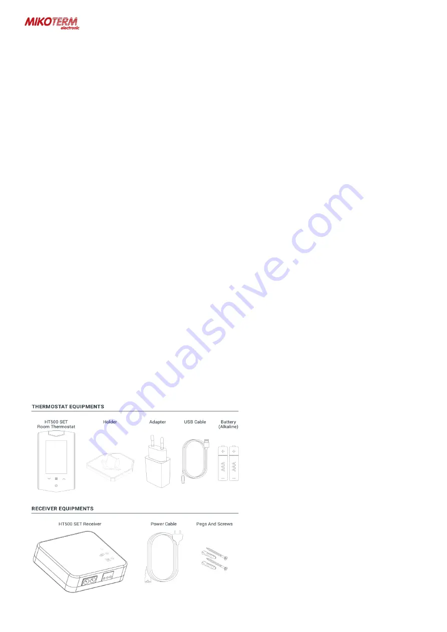 MIKOTERM mControl HT500 SET Manual Download Page 3