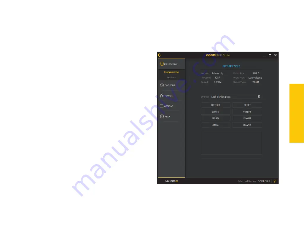 Mikroe CODEGRIP FOR PIC User Manual Download Page 19